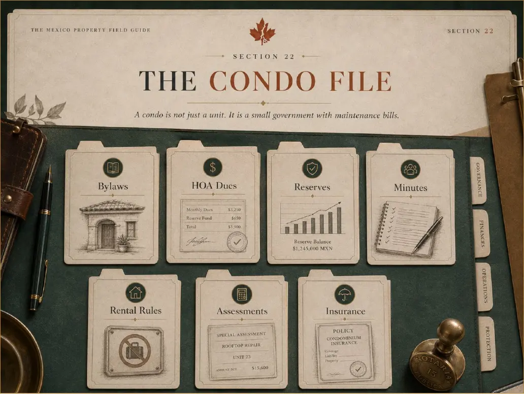 Condo and HOA file framework from the guide