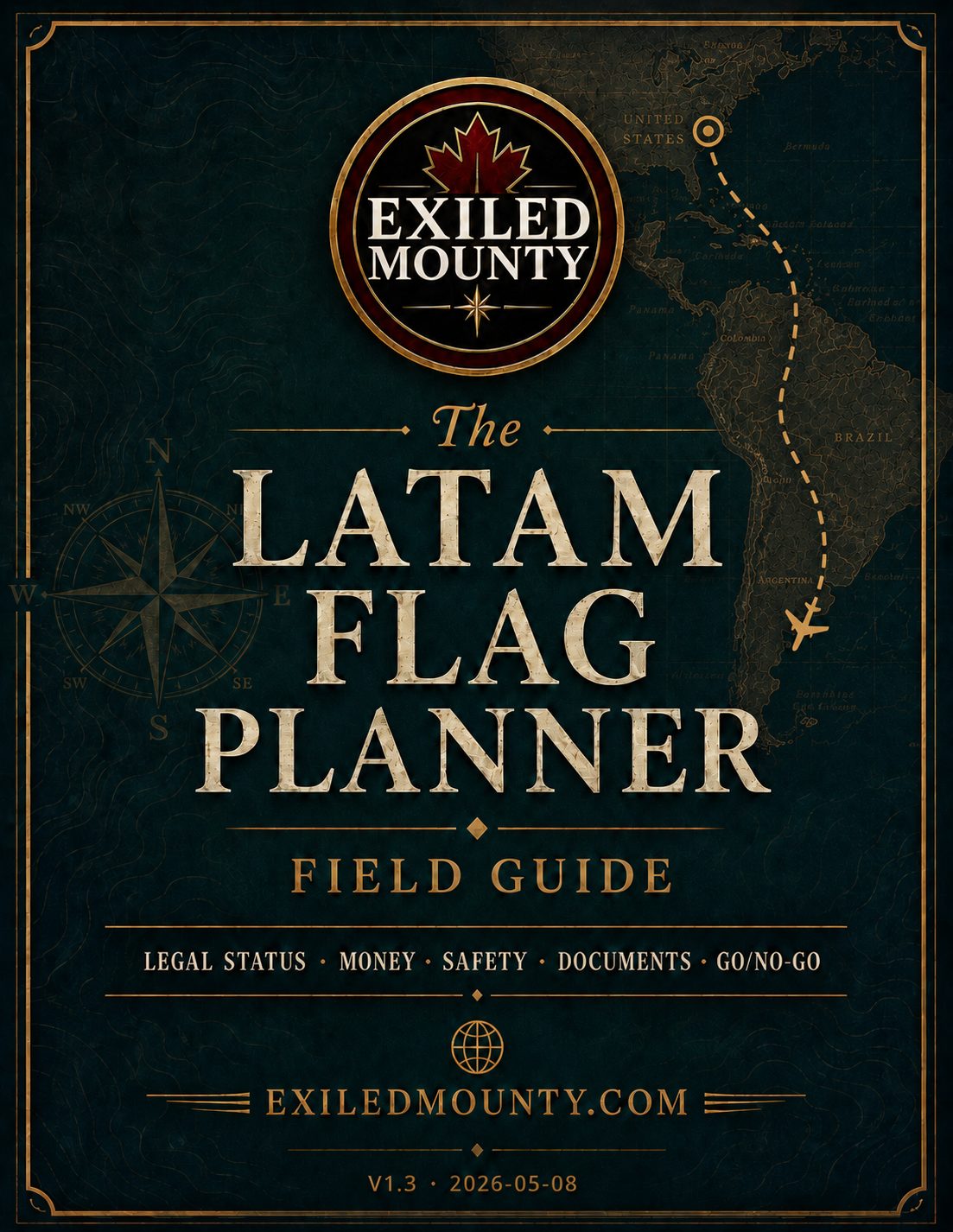 The LATAM Flag Planner field guide cover