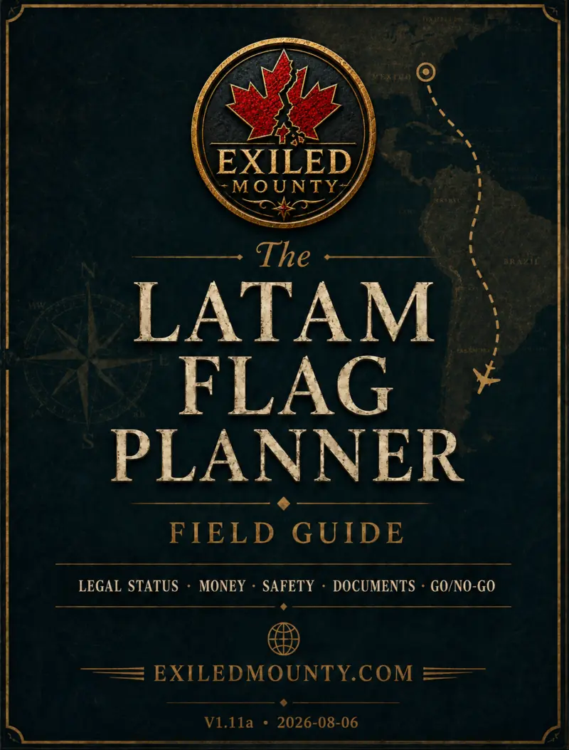 The LATAM Flag Planner field guide cover